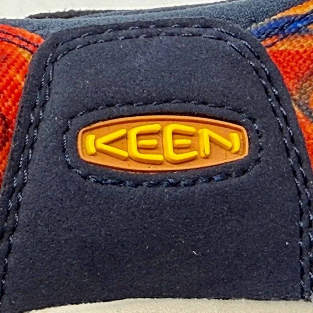 Keen Newport H2 Retro Mens Sz 11 Waterproof Sandals Navy Multi Color Swirl